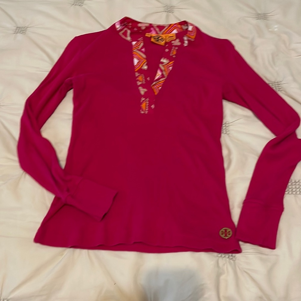 TORY BURCH Hot PINK women shirt size s